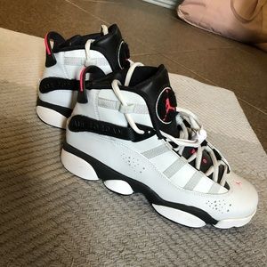 Jordan 6 Rings Cool Gray & Hot Pink